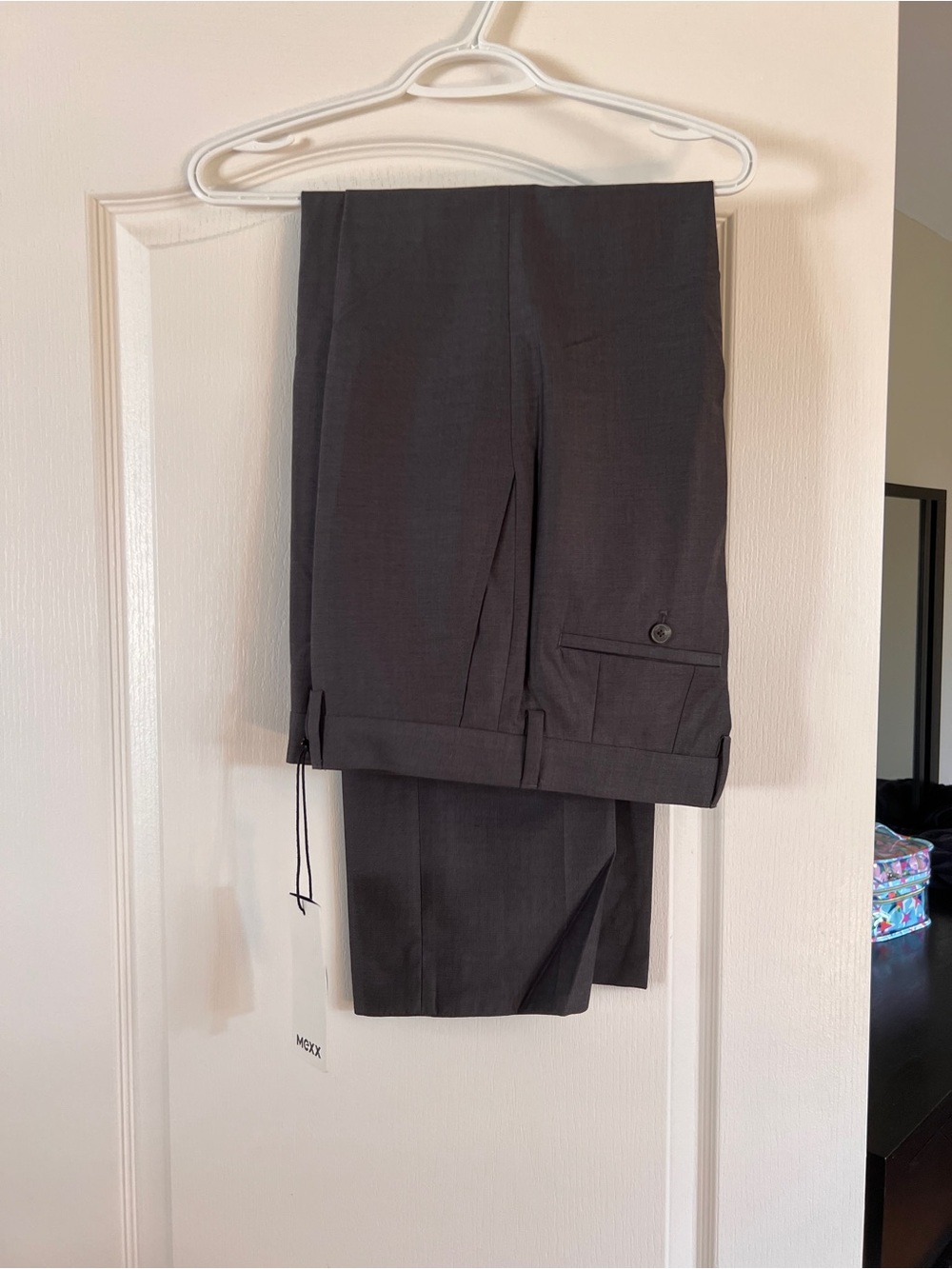 Mexx Men's Dress Pants in Charcoal Gray